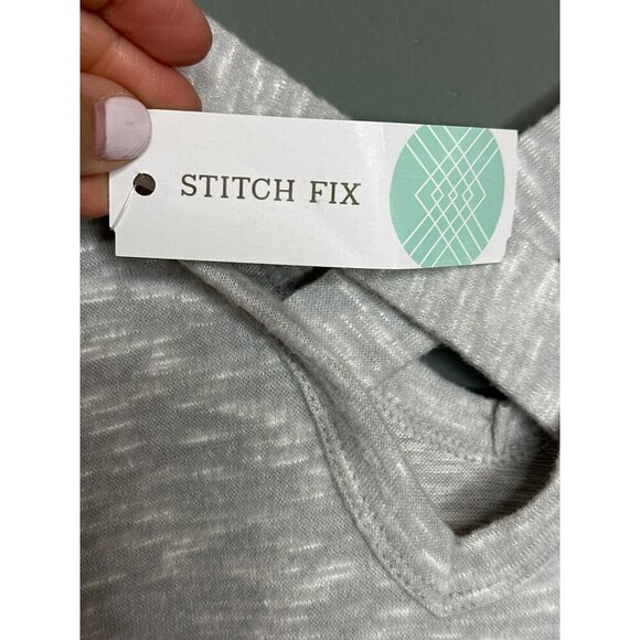 Kaileigh Luciana Women's Medium Back Detail Knit Top V-Neck NWT USA MADE - Picture 9 of 10